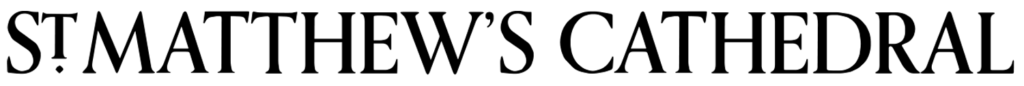 St Matthews Cathedral Black Footer Logo